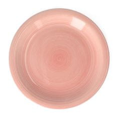 Homla OBLAN krožnik roza 27 cm