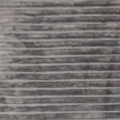 Homla PASK odeja z reliefnimi črtami siva 150x200 cm