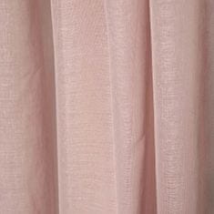 Homla ADI zavesa s pomponi umazano roza 140x250 cm