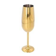 Homla KYLE kozarec za šampanjec iz jekla 250ml