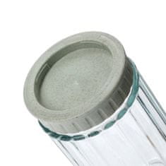 Homla TENZO steklena posoda z zelenim vijačnim pokrovčkom 0,9 l