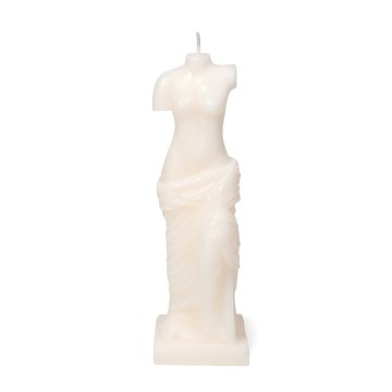 Homla ANTIQUE sveča bela 19cm