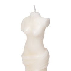 Homla ANTIQUE sveča bela 19cm