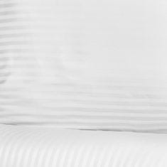 Homla AGNES satenasto posteljno pregrinjalo belo 160x200 cm