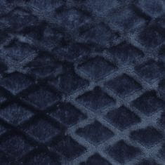 Homla ROSS vzorčasta odeja mornarsko modra 150x200 cm