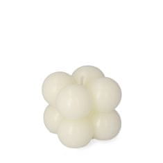 Homla Sveča BUBBLE ecru 6x6x6 cm