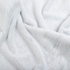 Homla NOVO CLUMSY odeja iz imitacije zajčjega krzna siva 150x200 cm