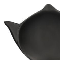 Homla Krožnik LARRA črn, 2 kosa. 12 cm