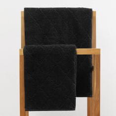 Homla SAMINE brisača z maroško deteljico črna 50x90 cm