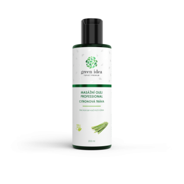 GREEN IDEA Masažno olje z limonsko travo 200 ml