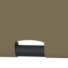 Vidaxl Vrtna pergola z zložljivo streho 3x3 m taupe 180 g/m2