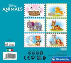 Clementoni Igraj se za prihodnost, slikovne kocke z živalskimi prijatelji, 6 kock