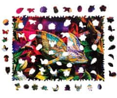 Puzzler Lesene barvne uganke - Neverjetni kameleon