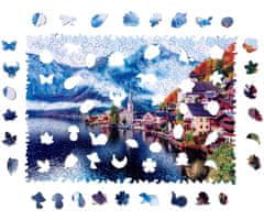 Puzzler Lesene barvne uganke - Halštatsko jezero