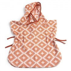 KipKep muslin PONCHO S Emberglow Red