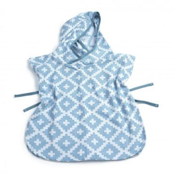 KipKep muslin PONCHO M Niagara Blue