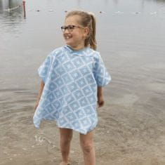 KipKep muslin PONCHO M Niagara Blue