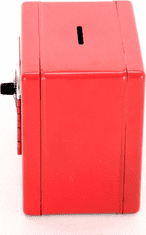 Small foot GOKI Blagajna iz kositra: Sef s kombinirano ključavnico - rdeča