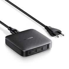 slomart ugreen omrežni polnilec 3x usb tipa c / 1x usb 100w power delivery črn (70870)