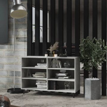 Vidaxl vidaXL Omarica betonsko siva 103,5x35x70 cm material na osnovi lesa