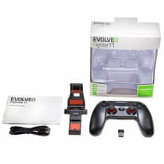 Evolveo Fighter F1, brezžični igralni plošček za PC, PlayStation 3, Android Box/Pametni Telefon