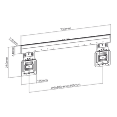 Maclean Nosilec za LCD TV MC-481