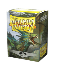 Dragon Shield DS100 Matte - olivna barva - ovitki za kartice