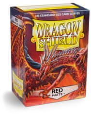 Dragon Shield DS100 Matte - Rdeča - ovitki za kartice