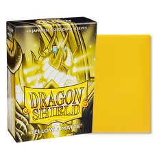 Dragon Shield DS60J Matte - rumena - ovitki za kartice