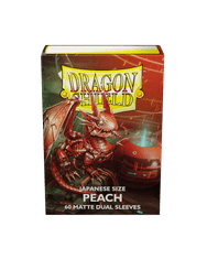 Dragon Shield DS60J Dual Matte - Peach - ovitki za kartice