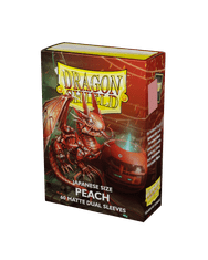 Dragon Shield DS60J Dual Matte - Peach - ovitki za kartice