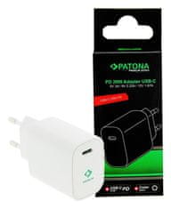 PATONA PD20W hišni polnilec - adapter USB-C (20W) - bel