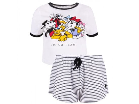 Disney Belo-črna ženska pižama z motivom Miki Miške DISNEY