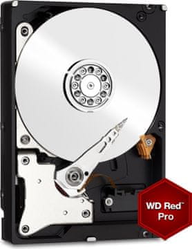 WD HDD Red Pro NAS 3,5'' 6TB - 7200 vrtljajev na minuto/SATA-III/256MB