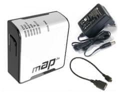 Mikrotik RBmAP2nD, 2x LAN PoE+ in/out, 2,4GHz Wi-FI 4, L4