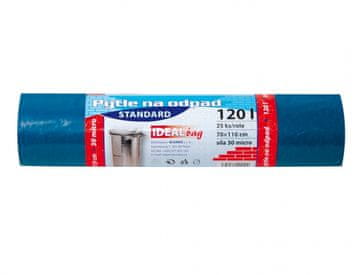 Vrečka za odpadke STANDARD modra 70x110cm 120l 30 mic 25pcs