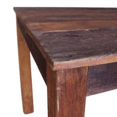 shumee Jedilna miza iz masivnega predelanega lesa 82x80x76 cm