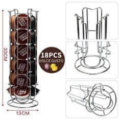 Northix Okroglo stojalo za kavne kapsule - Dolce Gusto 