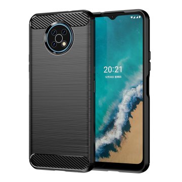slomart carbon case fleksibilni ovitek za nokia g50 črn