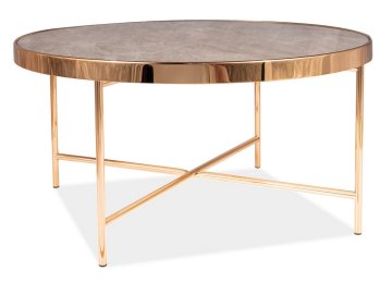 CASARREDO Kavna mizica BOGAŠTVO B marmor/zlato