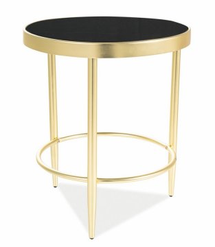CASARREDO Kavna mizica MISTIČNO C črna/zlata mat