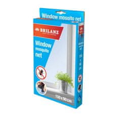 BRILANZ Mreža za okna 150x 90cm BELA s trakom
