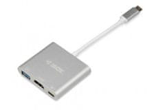 iBOX iBox IUH3CFT1 priključni docking postaja USB 3.2 Gen 1 Type-C, srebrna, 24h dostava, HDMI in USB priključki