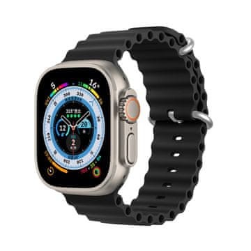Dux Ducis Strap pašček na Apple Watch 42/44/45mm, black