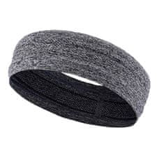 MG Running Headband športni naglavni trak, siva