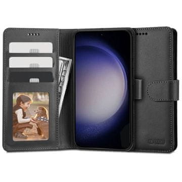 Tech-protect Wallet ovitek za Samsung Galaxy S23 Plus, črna