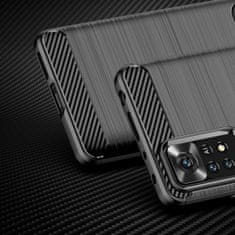 slomart carbon case flexible cover sleeve za xiaomi redmi note 11 pro + 5g / 11 pro 5g / 11 pro črn