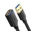 Podaljšek kabla USB 3.0 1 m, črn