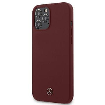 MERCEDES Mercedes Silicone Line ovitek za iPhone 12 Pro Max, rdeč