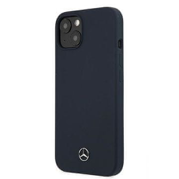 MERCEDES Ovitek Mercedes Silicone Line za iPhone 13 mini, modri